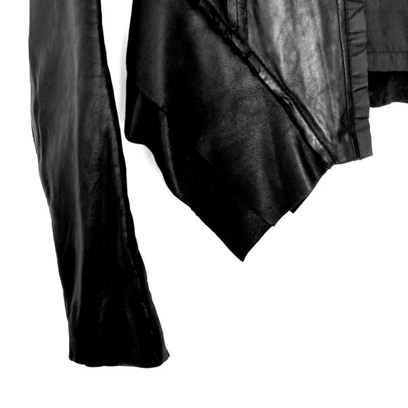 Hinge Leather Peplum Jacket - Picture 2 of 4